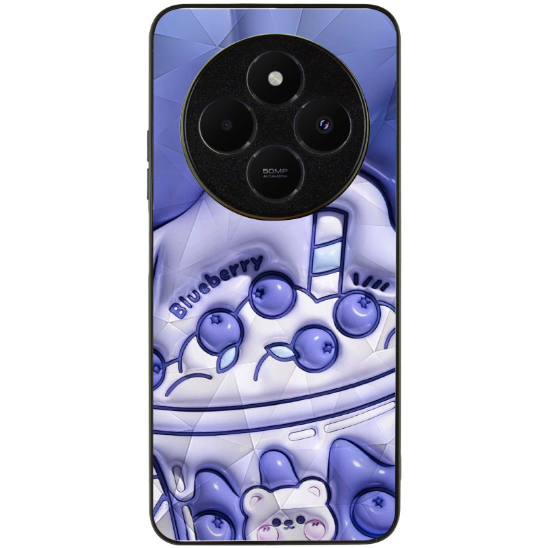 TPU+PC чехол Prisma Fluffie Full Camera для Xiaomi Redmi 14C / Poco C75 с креативным принтом на картинке №2