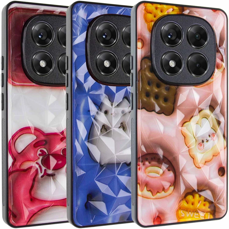 TPU+PC чехол Prisma Fluffie для Xiaomi Redmi Note 14 Pro 5G, TPU+PC, купить оптом с доставкой