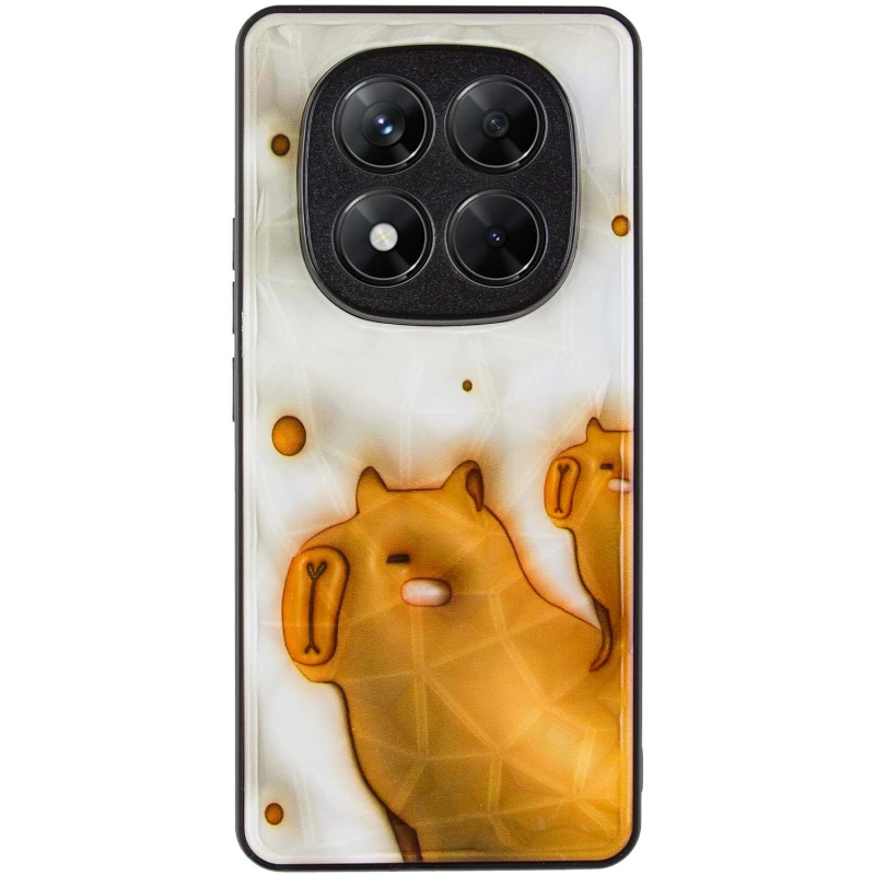 TPU+PC чехол Prisma Fluffie для Xiaomi Redmi Note 14 Pro 5G, Capybara 1, TPU+PC, купить оптом с доставкой