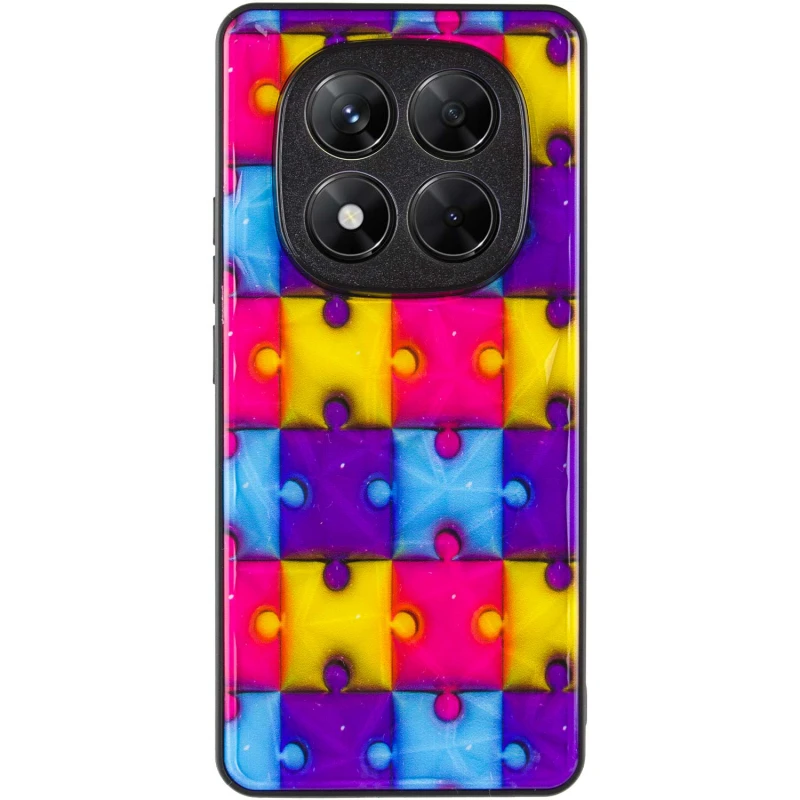 TPU+PC чехол Prisma Fluffie для Xiaomi Redmi Note 14 Pro 5G, Puzzle 1, TPU+PC, купить оптом с доставкой