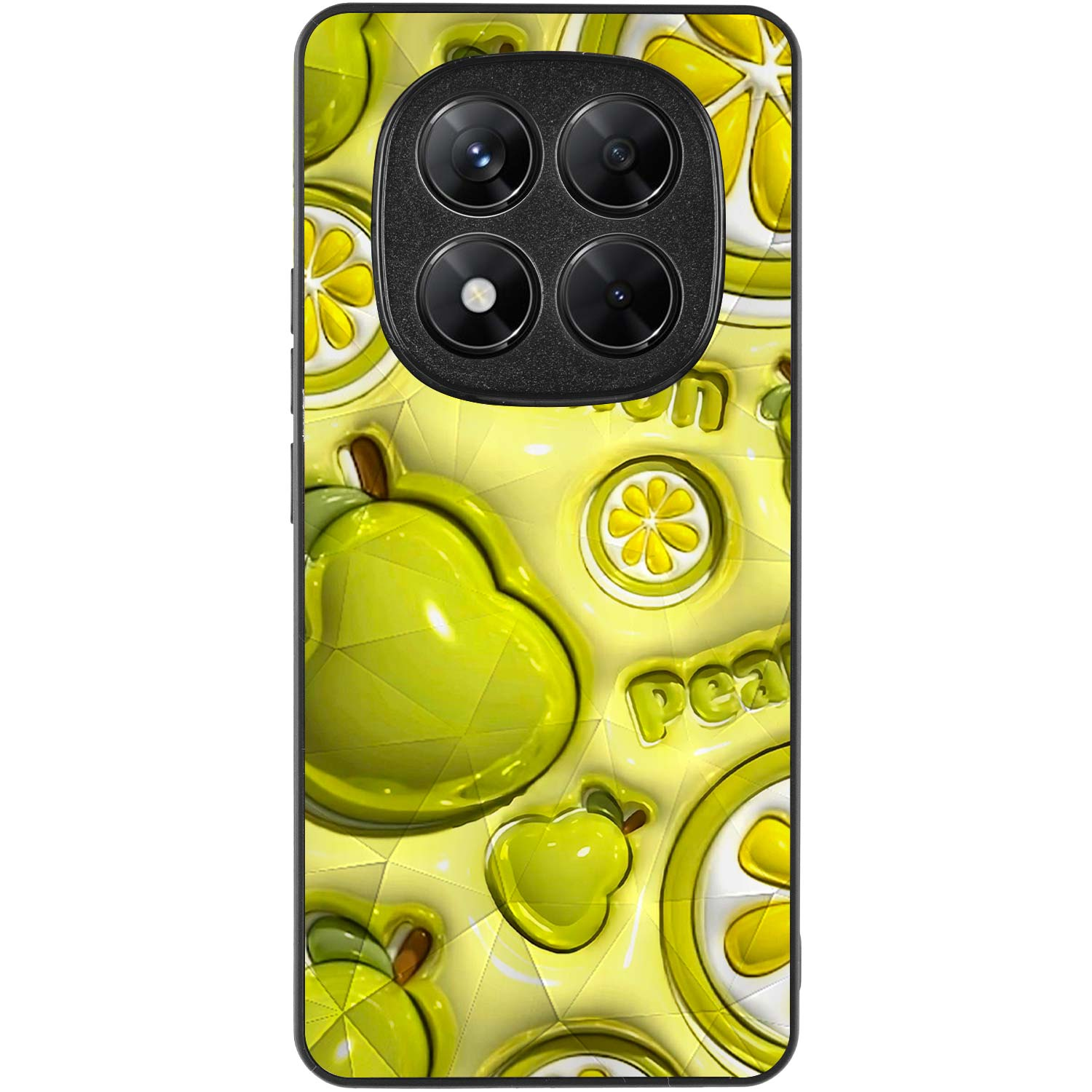 TPU+PC чохол Prisma Fluffie для Xiaomi Redmi Note 14 Pro 5G, Lemon 1, TPU+PC, купити оптом з доставкою