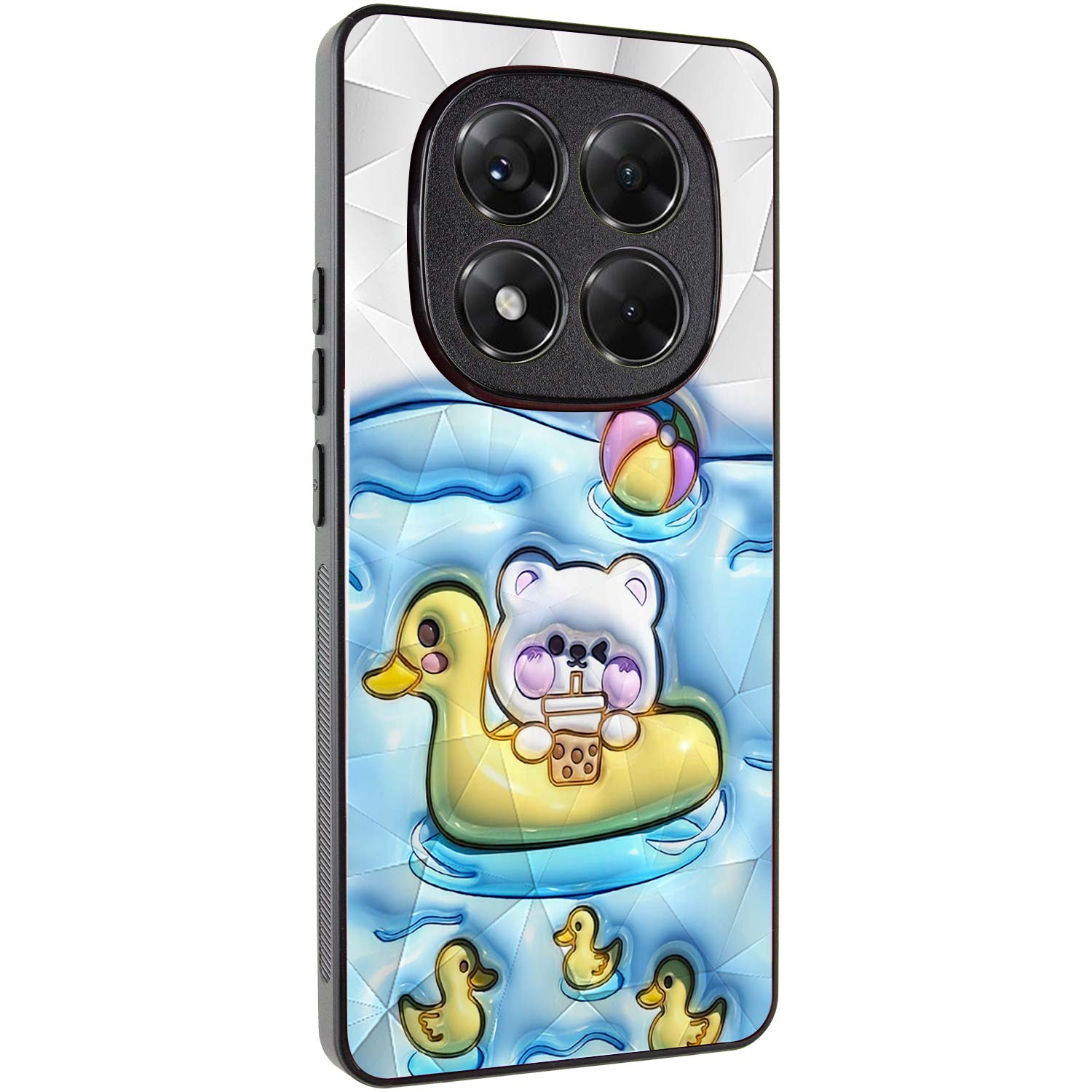 TPU+PC чохол Prisma Fluffie для Xiaomi Redmi Note 14 Pro 5G, Ducklings, TPU+PC, купити оптом з доставкою