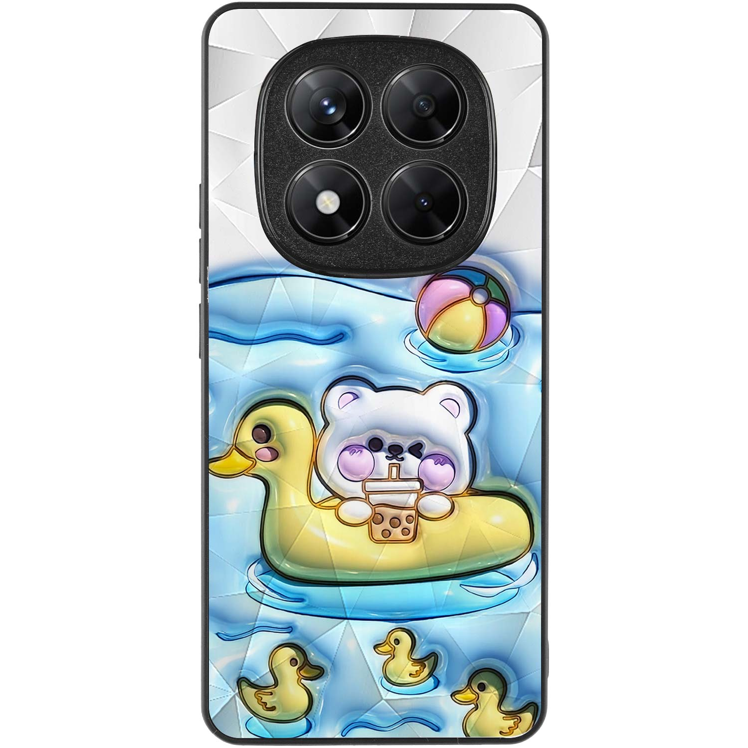 TPU+PC чохол Prisma Fluffie для Xiaomi Redmi Note 14 Pro 5G, Ducklings 1, TPU+PC, купити оптом з доставкою