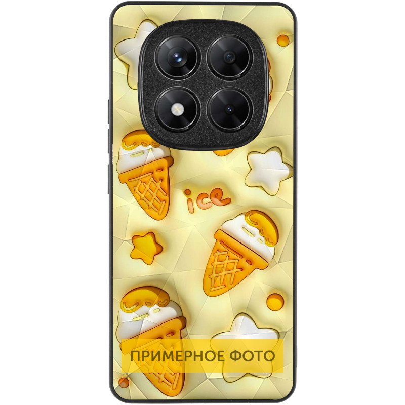 TPU+PC чехол Prisma Fluffie Full Camera для Xiaomi Redmi Note 14 4G (Int. version) с креативным принтом на картинке №2