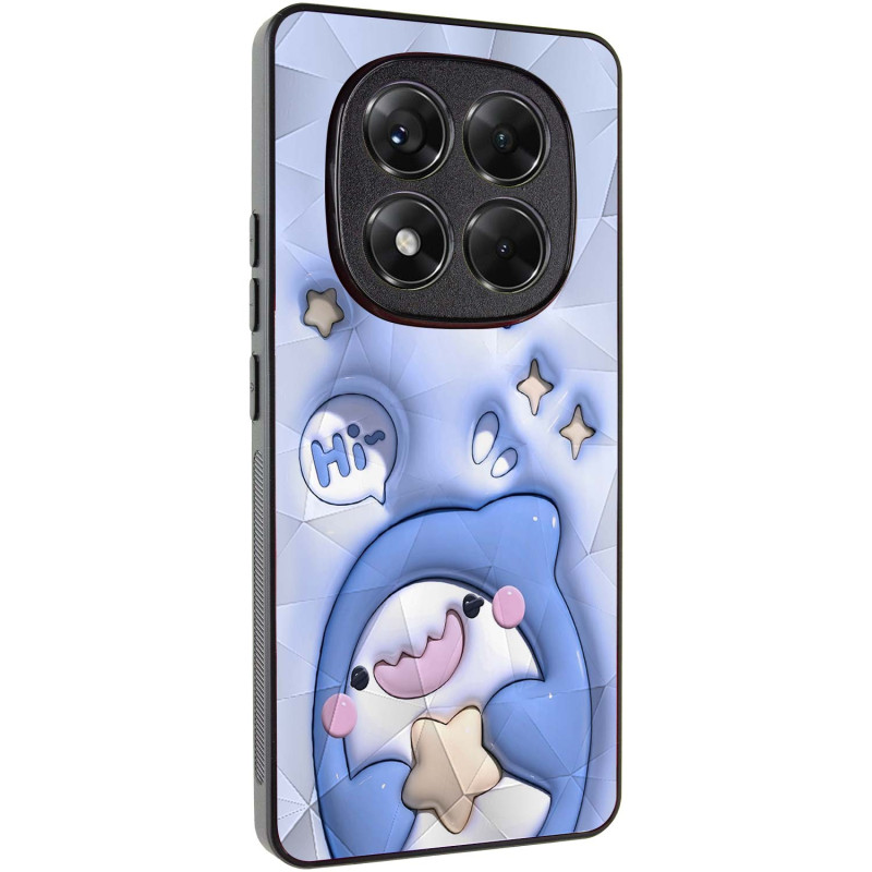 TPU+PC чохол Prisma Fluffie Full Camera для Xiaomi Redmi Note 14 Pro 4G з креативним принтом на малюнкі №1