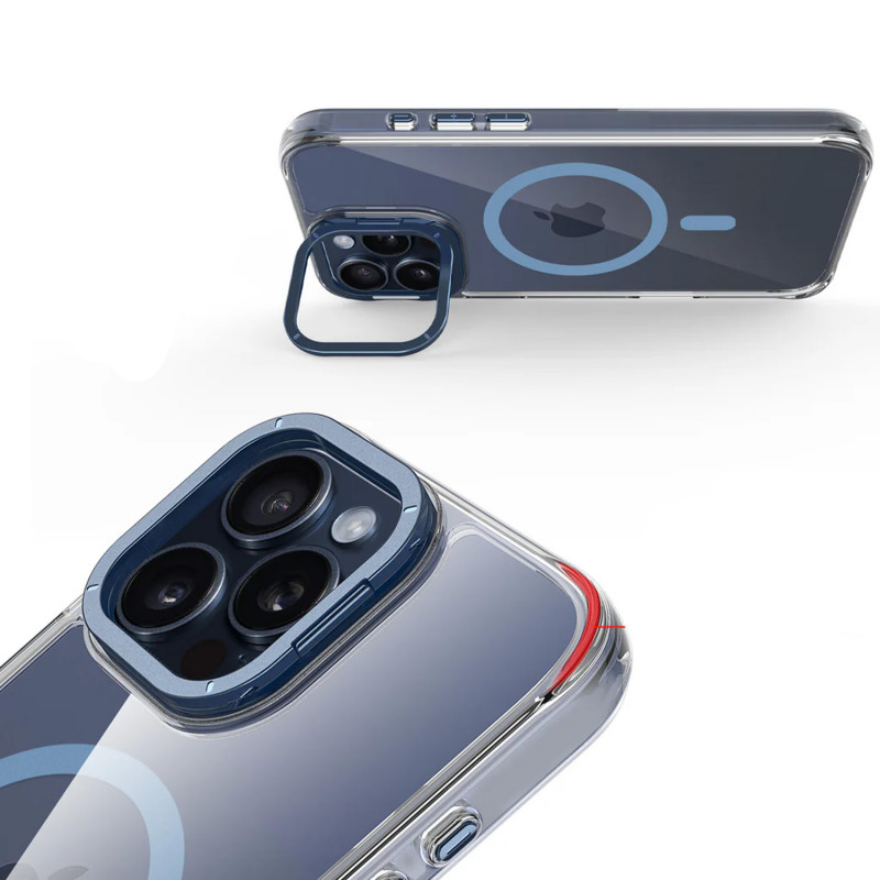 Кристально прозрачный чехол Space Case Apex with MagSafe для Apple iPhone 15 Pro (6.1) | TPU+PC на картинке №4