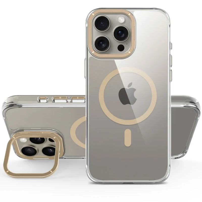 Чохол TPU Space Case Apex with MagSafe для Apple iPhone 16 Pro Max (6.9"), Gold 2, TPU, купити оптом з доставкою