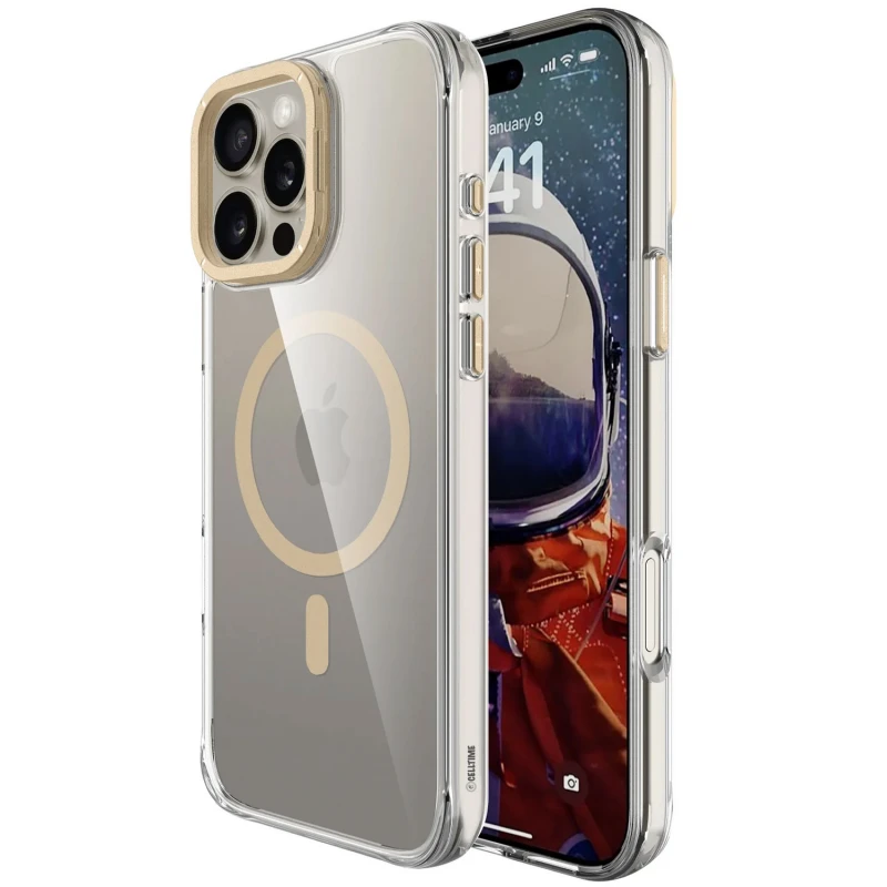Чохол TPU Space Case Apex with MagSafe для Apple iPhone 16 Pro Max (6.9"), Gold 7, TPU, купити оптом з доставкою