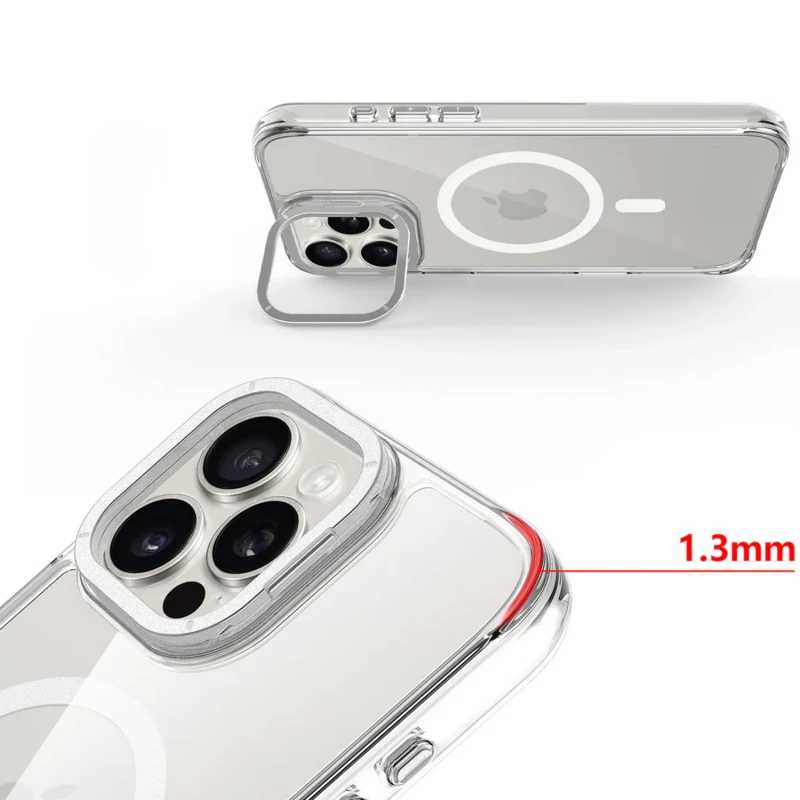 Чохол TPU Space Case Apex with MagSafe для Apple iPhone 16 Pro Max (6.9"), Silver 2, TPU, купити оптом з доставкою