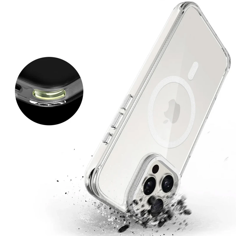 Чохол TPU Space Case Apex with MagSafe для Apple iPhone 16 Pro Max (6.9"), Silver 5, TPU, купити оптом з доставкою