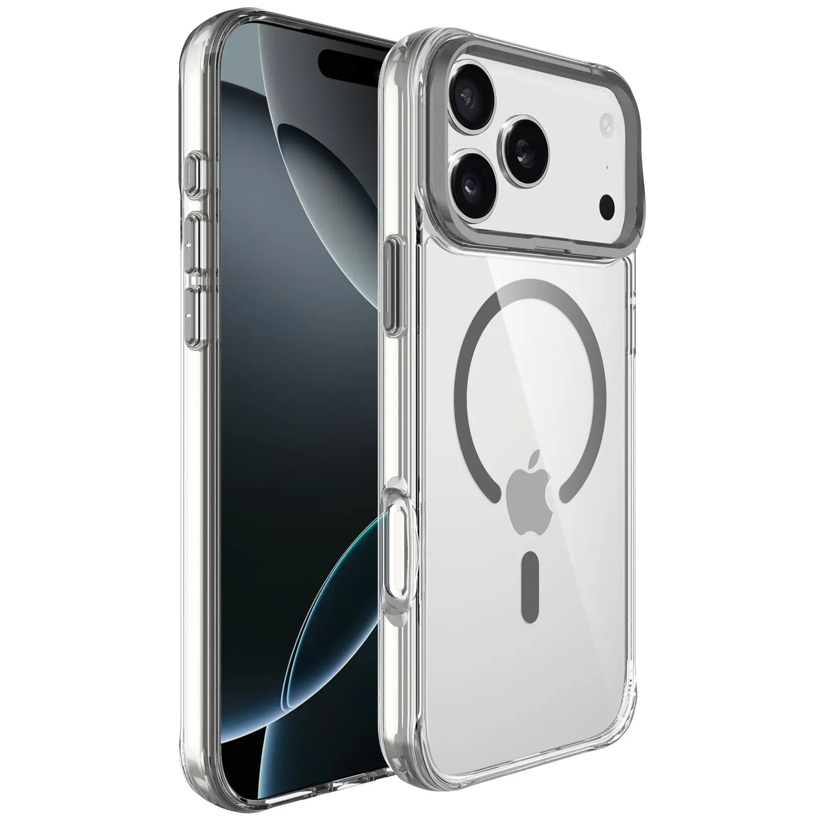 Чохол TPU Space Case Apex with MagSafe для Apple iPhone 17 Pro (6.3"), Grey 1, TPU, купити оптом з доставкою