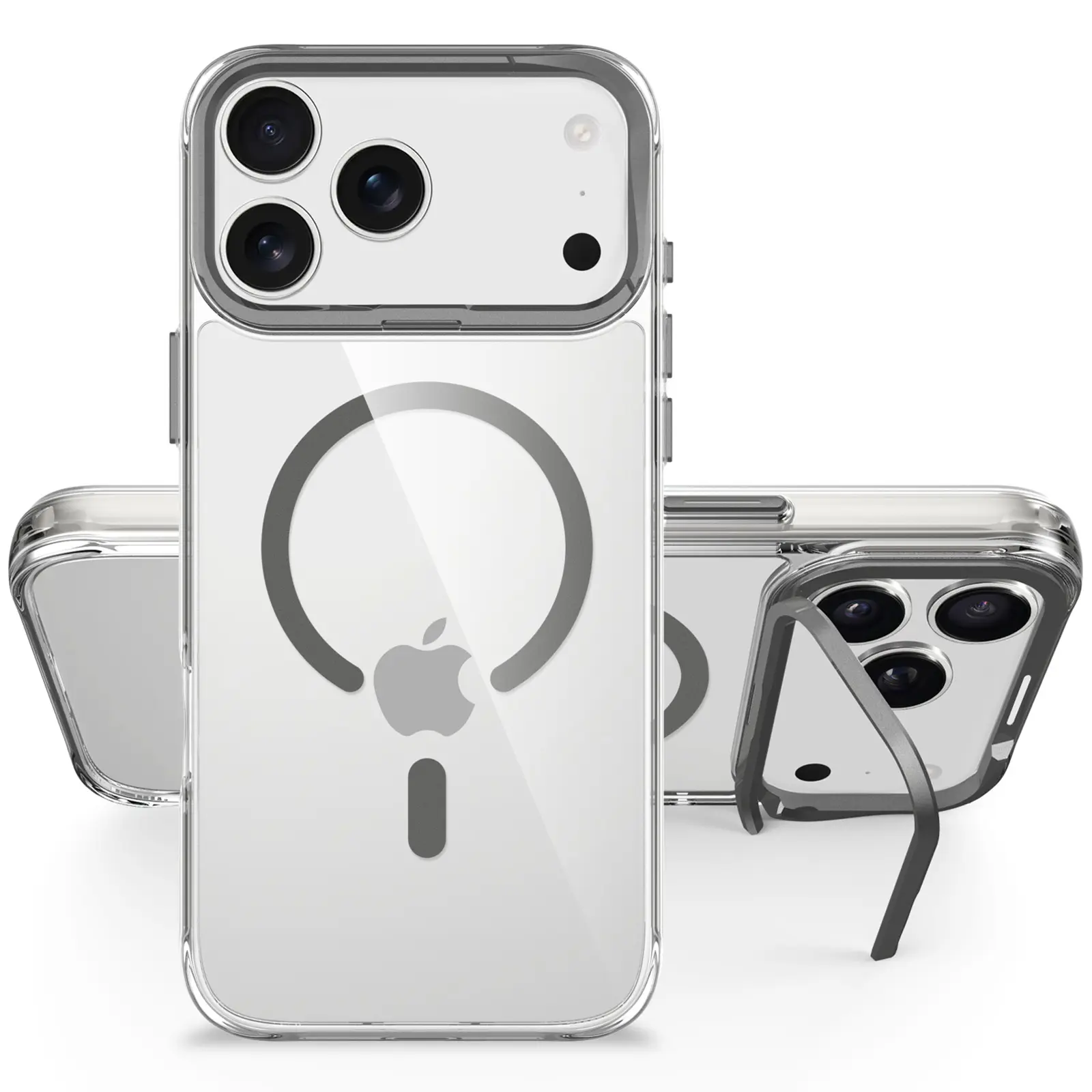 Чохол TPU Space Case Apex with MagSafe для Apple iPhone 17 Pro (6.3"), Grey 2, TPU, купити оптом з доставкою