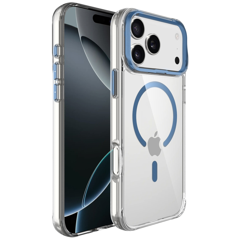 Чохол TPU Space Case Apex with MagSafe для Apple iPhone 17 Pro (6.3"), Navy Blue, TPU, купити оптом з доставкою