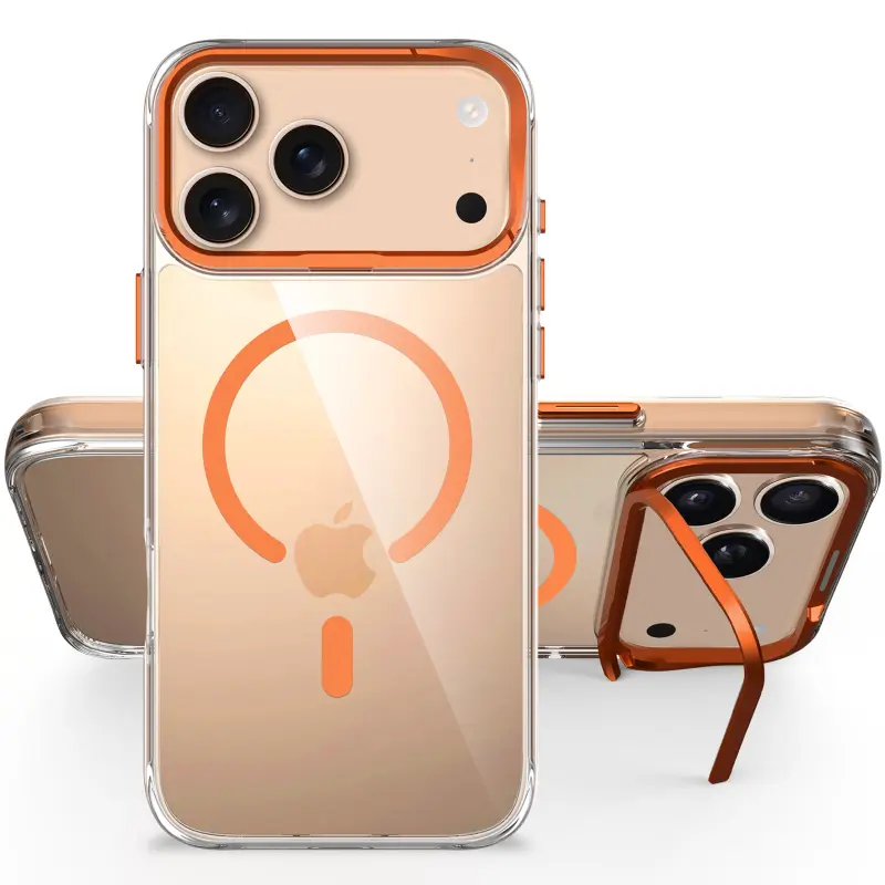 Чохол TPU Space Case Apex with MagSafe для Apple iPhone 17 Pro (6.3"), Papaya 3, TPU, купити оптом з доставкою