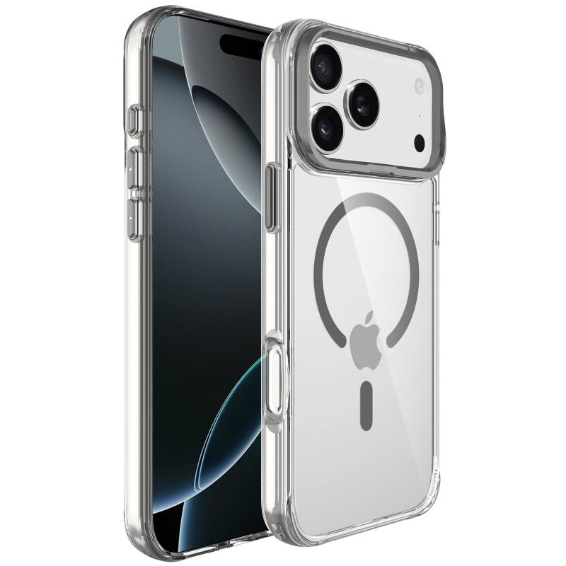 Кристально прозрачный чехол Space Case Apex with MagSafe для Apple iPhone 17 Pro Max (6.9) | TPU+PC на картинке №2