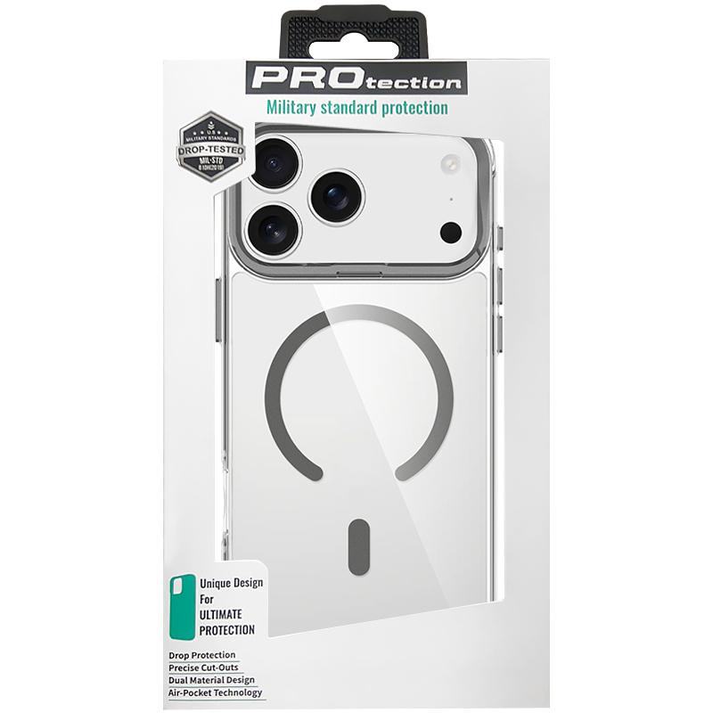 Кристально прозрачный чехол Space Case Apex with MagSafe для Apple iPhone 17 Pro Max (6.9) | TPU+PC на картинке №5