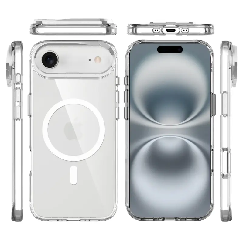 Чехол TPU Space Case Apex with MagSafe для Apple iPhone 17 Air (6.5"), Silver 3, TPU, купить оптом с доставкой