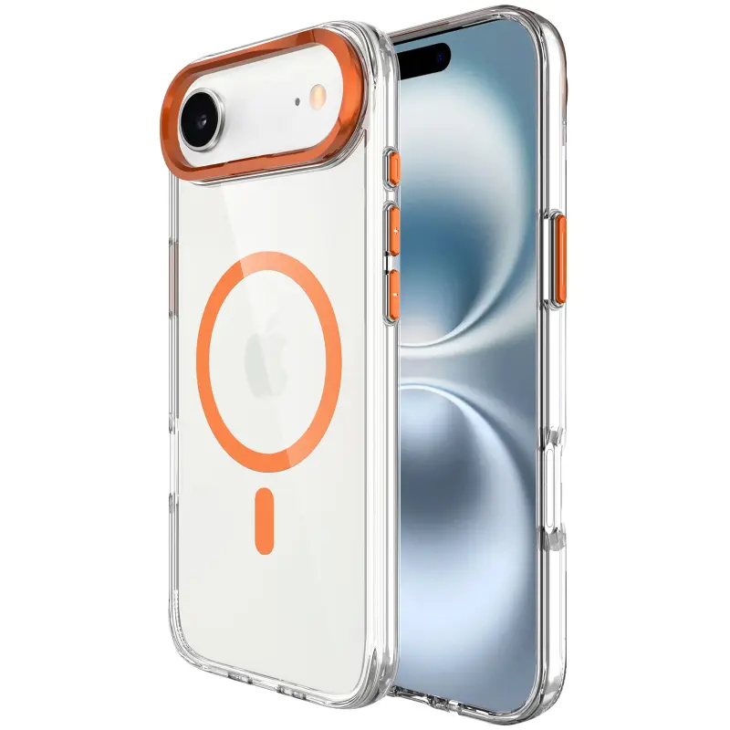 Чехол TPU Space Case Apex with MagSafe для Apple iPhone 17 Air (6.5"), Papaya, TPU, купить оптом с доставкой
