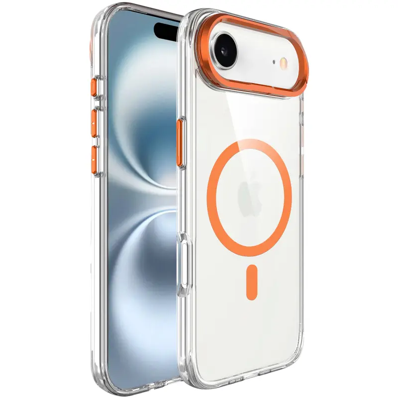 Чехол TPU Space Case Apex with MagSafe для Apple iPhone 17 Air (6.5"), Papaya 1, TPU, купить оптом с доставкой