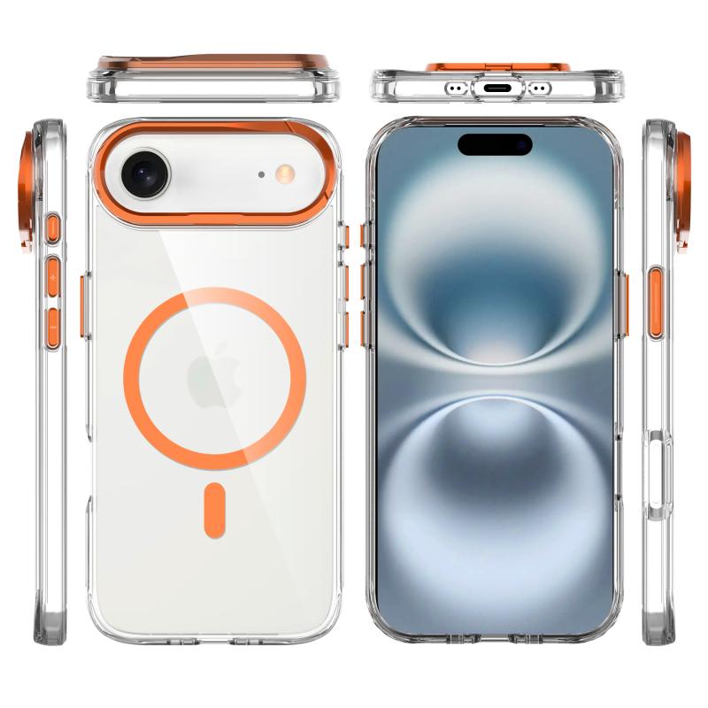 Кристально прозрачный чехол Space Case Apex with MagSafe для Apple iPhone 17 Air (6.5) | TPU+PC на картинке №4