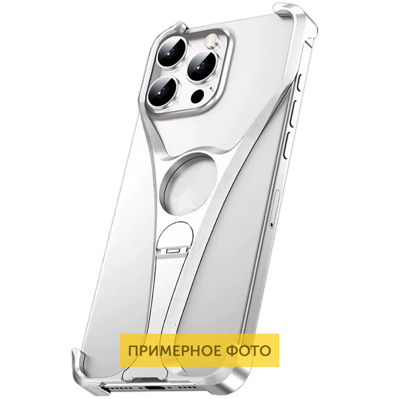 Чехол Bumper Y для Apple iPhone 15 / 16 (6.1"), Silver, Металл, купить оптом с доставкой