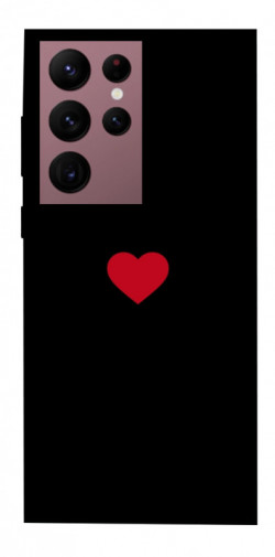 Чехол itsPrint Simple heart для Samsung Galaxy S22 Ultra