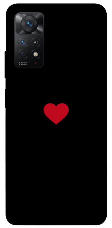 Чехол itsPrint Simple heart для Xiaomi Redmi Note 11 Pro 4G/5G, любовь, купить оптом с доставкой