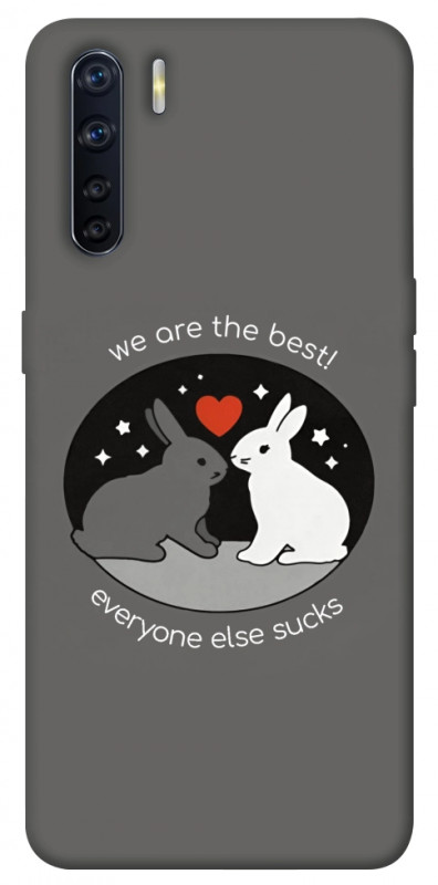 Чехол itsPrint Rabbits для Oppo A91, любовь, купить оптом с доставкой