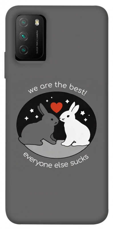 Чехол itsPrint Rabbits для Xiaomi Poco M3, любовь, купить оптом с доставкой