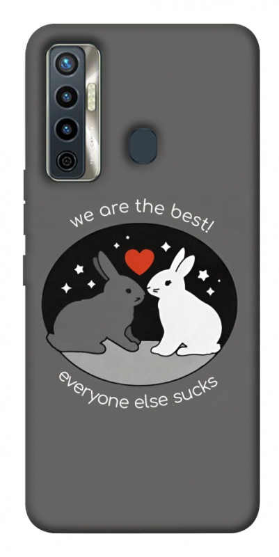 Чехол itsPrint Rabbits для TECNO Camon 17 Pro, любовь, купить оптом с доставкой