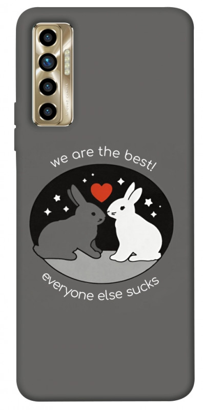 Чехол itsPrint Rabbits для TECNO Camon 17P, любовь, купить оптом с доставкой