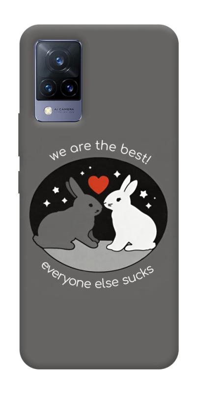 Чохол itsPrint Rabbits для Vivo V21, кохання, купити оптом з доставкою