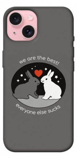 Чехол itsPrint Rabbits для Apple iPhone 15 (6.1")