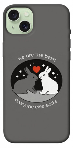 Чехол itsPrint Rabbits для Apple iPhone 15 Plus (6.7")