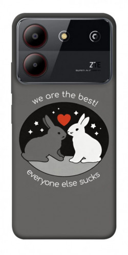 Чехол itsPrint Rabbits для ZTE Blade A54 4G