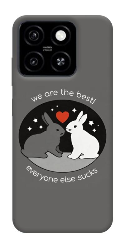 Чехол itsPrint Rabbits для ZTE Blade A55 4G, любовь, купить оптом с доставкой