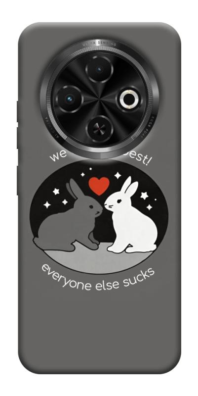 Чохол itsPrint Rabbits для TECNO Spark 30C, кохання, купити оптом з доставкою