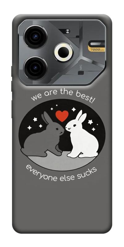 Чехол itsPrint Rabbits для TECNO Pova 6 Neo (LI6), любовь, купить оптом с доставкой