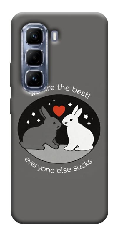 Чехол itsPrint Rabbits для Infinix Hot 50 Pro, любовь, купить оптом с доставкой