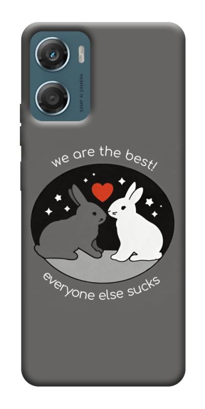 Чехол itsPrint Rabbits для Motorola Moto G06, любовь, купить оптом с доставкой