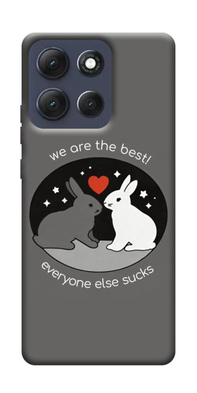Чехол itsPrint Rabbits для Motorola Moto G86 Power, любовь, купить оптом с доставкой