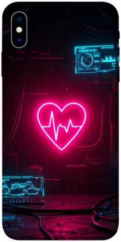 Чехол itsPrint Neon heart для Apple iPhone X (5.8")