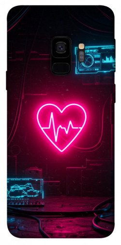 Чехол itsPrint Neon heart для Samsung Galaxy S9