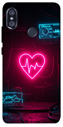 Чехол itsPrint Neon heart для Xiaomi Redmi Note 5 Pro / Note 5 (AI Dual Camera)