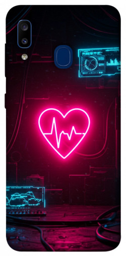 Чехол itsPrint Neon heart для Samsung Galaxy A20 / A30