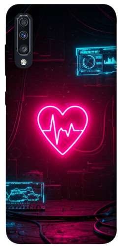 Чехол itsPrint Neon heart для Samsung Galaxy A70 (A705F)