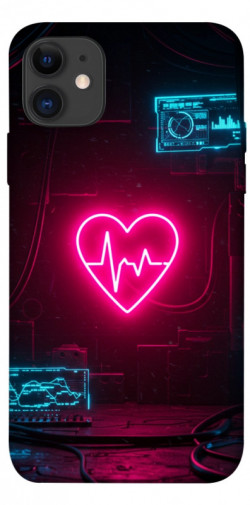 Чехол itsPrint Neon heart для Apple iPhone 11 (6.1")