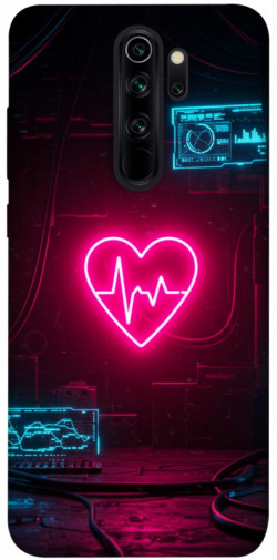 Чехол itsPrint Neon heart для Xiaomi Redmi Note 8 Pro
