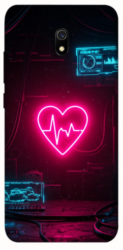 Чехол itsPrint Neon heart для Xiaomi Redmi 8a