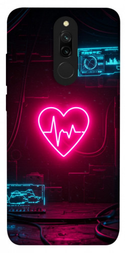 Чехол itsPrint Neon heart для Xiaomi Redmi 8